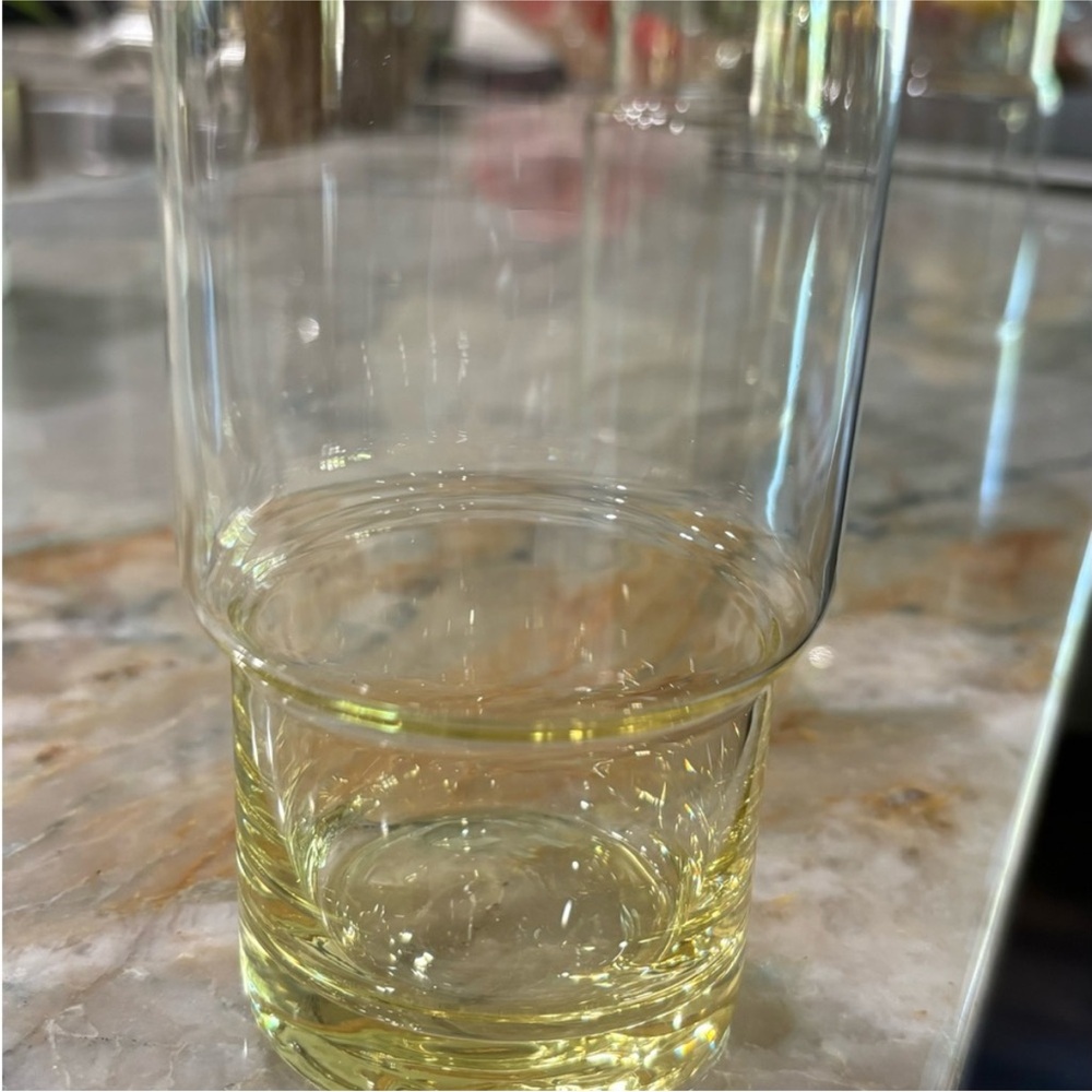 Elegant Yellow Glass Tumbler Set - Picture 2 of 5